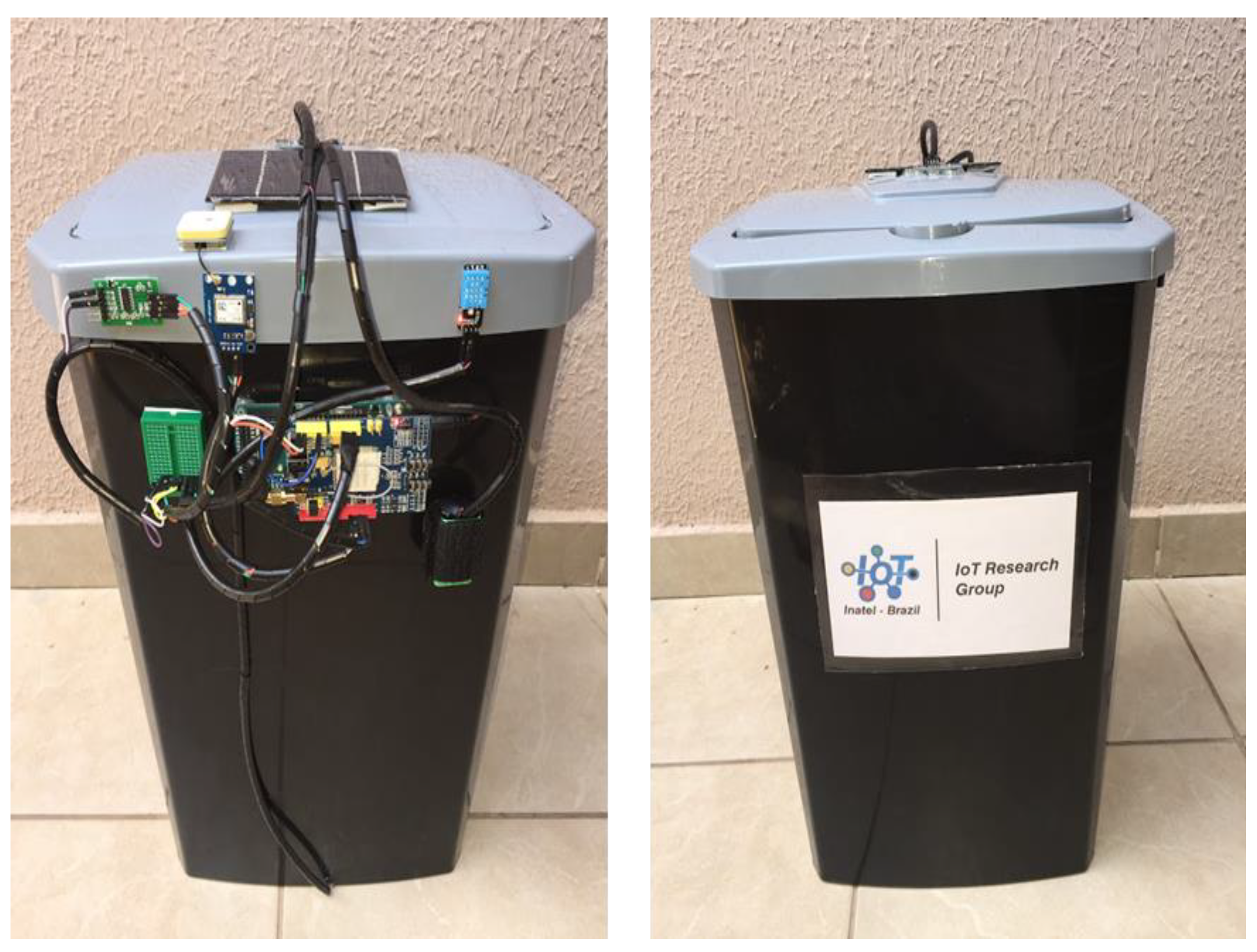 IoT Based Smart Waste Segregation and Bin Monitoring System Project Image Title